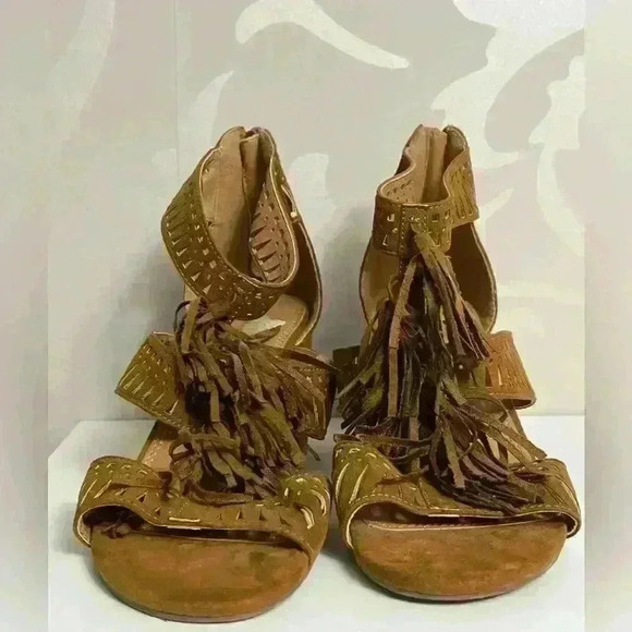 Rampage Ruby Tassel Open Toe Sandal Size 8 - Picture 7 of 7